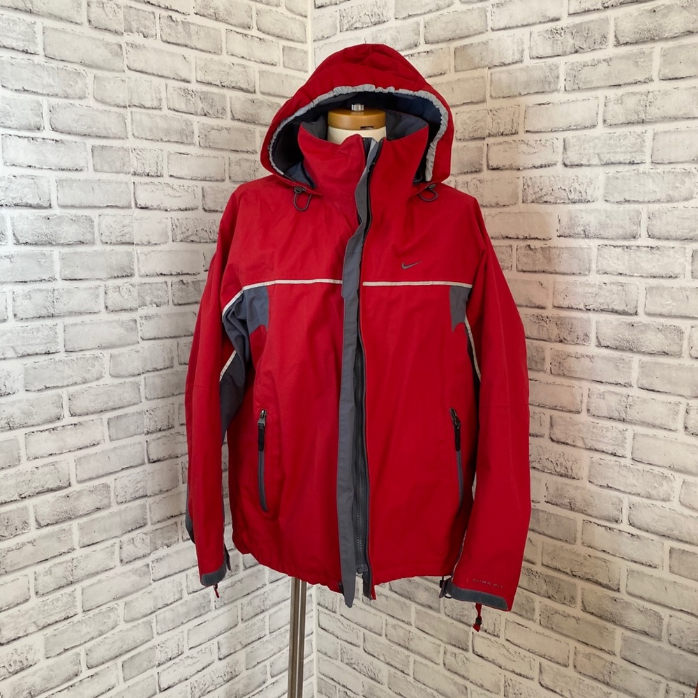 Men’s Nike Clima-Fit Red and Gray Windrunner